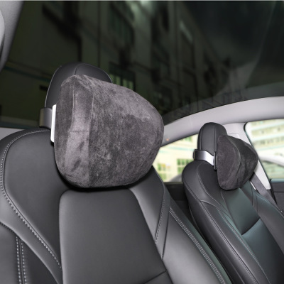 Multifunctional adjustable memory foam headrest car pillow hidden machine bracket storage hook