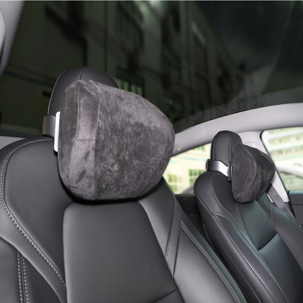 Multifunctional adjustable memory foam headrest car pillow hidden machine bracket storage hook