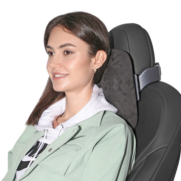 Multifunctional adjustable memory foam headrest car pillow hidden machine bracket storage hook