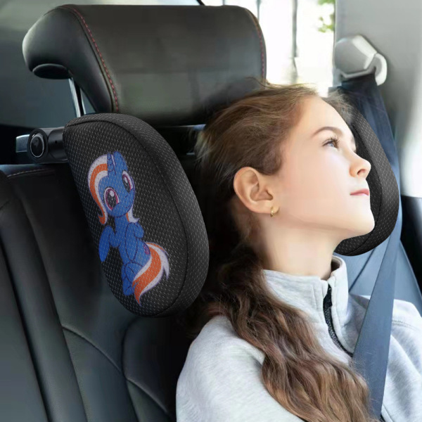 Cartoon version of the headrest children's rear side sleeping pillow car memory foam four seasons universal pillow