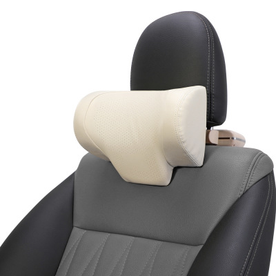 Adjustable headrest neck pillow car memory foam U-shaped pillow