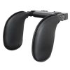 Newly upgraded car headrest side pillow comfortable skin-friendly sponge leather neck pillow car waist rest car supplies