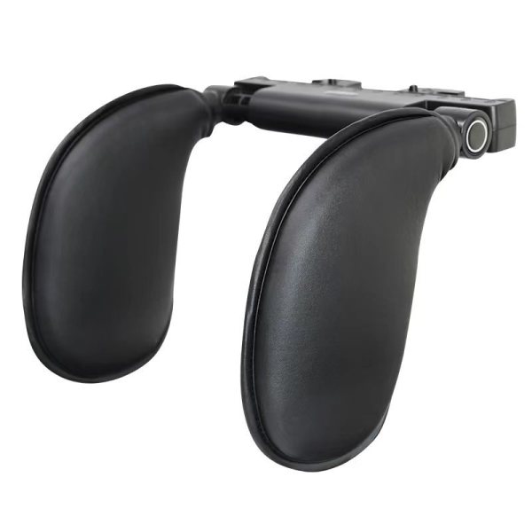 Newly upgraded car headrest side pillow comfortable skin-friendly sponge leather neck pillow car waist rest car supplies