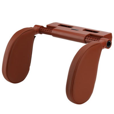 Car headrest with invisible hooks and aromatherapy box