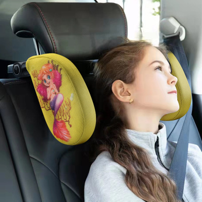 New cartoon version car memory foam four seasons universal pillow