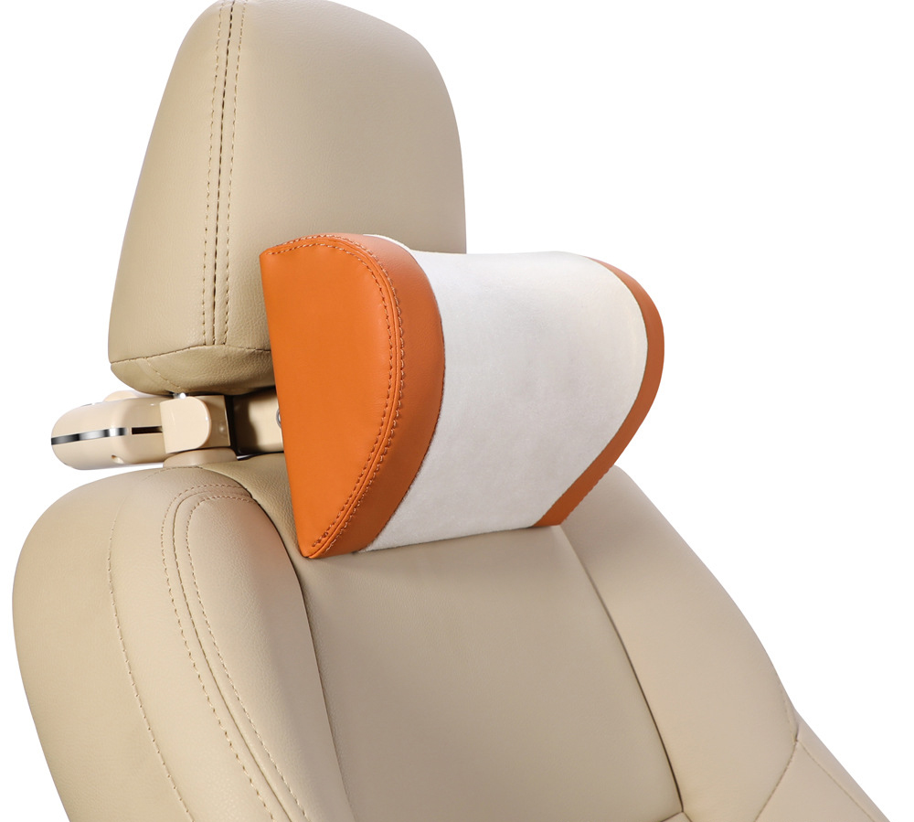 Car headrest multi-function adjustable memory foam headrest car pillow bracket storage hook