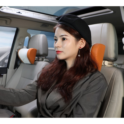 Car headrest multi-function adjustable memory foam headrest car pillow bracket storage hook