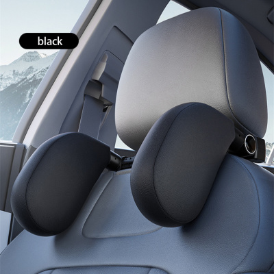 Car headrest neck pillow four seasons car interior supplies skin-friendly side sleep pillow car comfortable memory cotton waist pillow