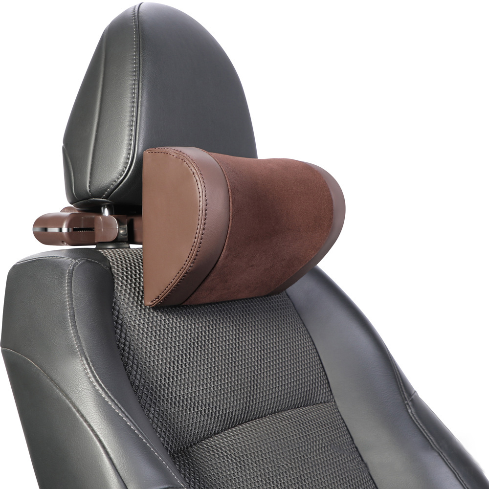1 pair Luxury Linen material car headrest pillow Unisex Breathable Auto Neck  Rest Headrest Cushion Pillows 4 seasons Universal